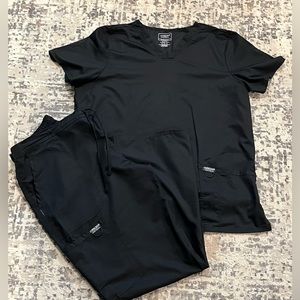 I’m selling Cherokee Authentic Sportswear Revolution scrubs in black, size XL